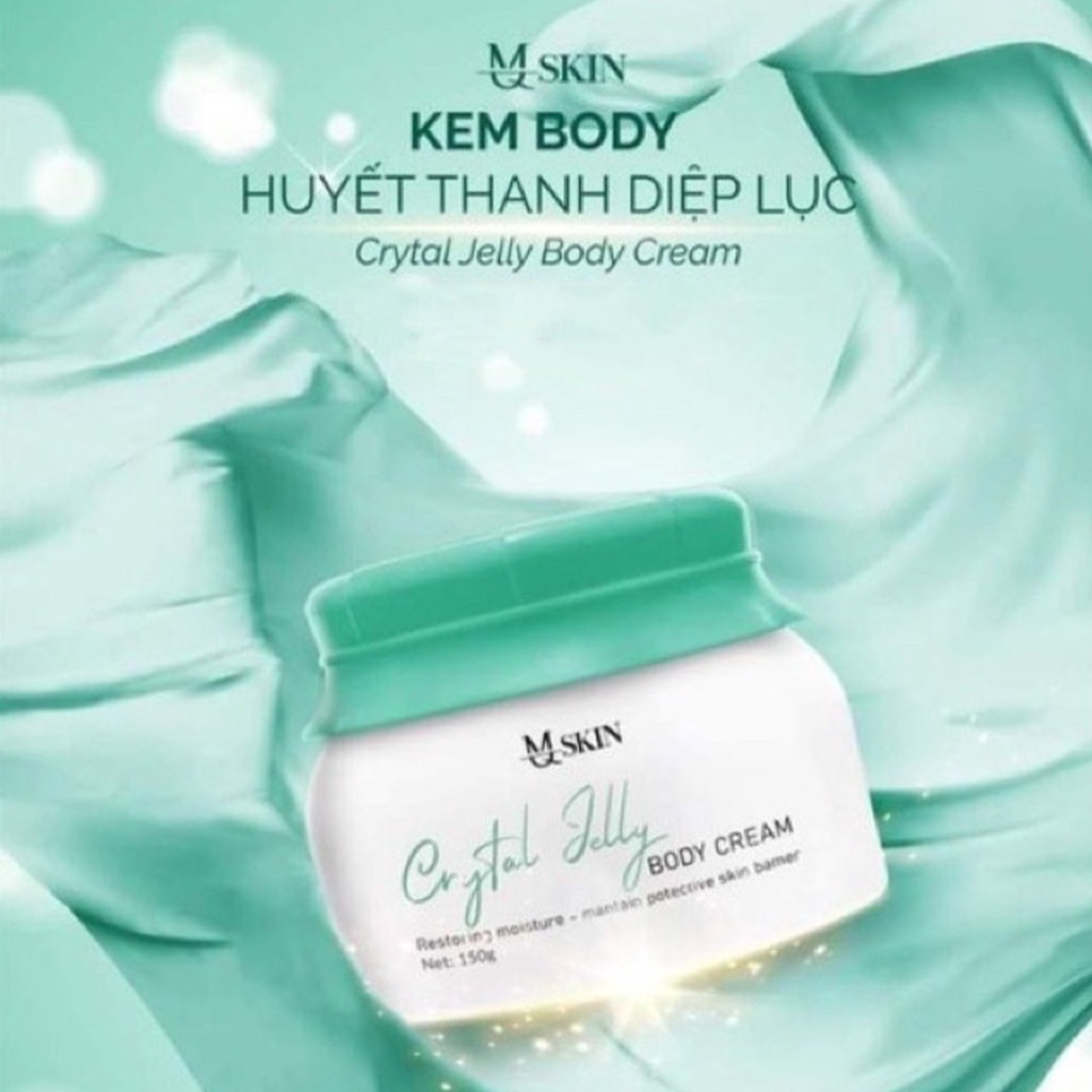 Kem dưỡng trắng mq skin body huyết thanh diệp lục cung cấp độ ẩm làm đều màu da 150g - Beauty at home