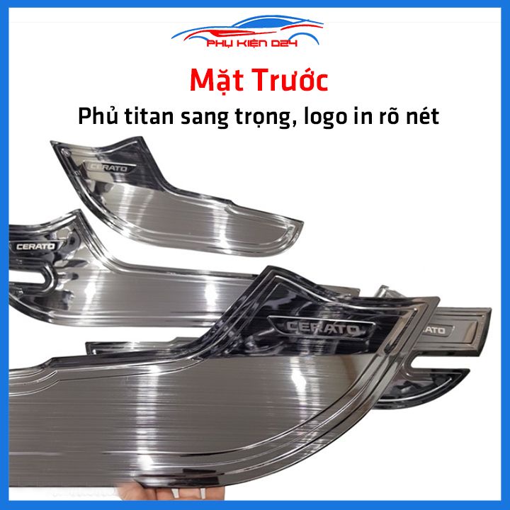 [HOT]  [Cerato 2019-2020] Bộ Ốp Titan Chống Trầy Xước Tapli, Táp li Dành Cho Xe Ô Tô - Cerato 2019-2020