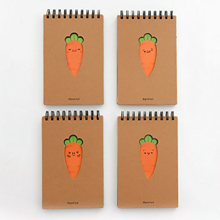 Sổ vở lò xo Carrot size lớn