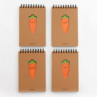 Sổ vở lò xo Carrot size lớn