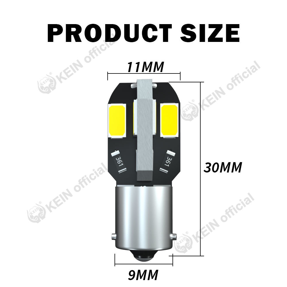 Bóng Đèn Led Tín Hiệu BA9S T4W Cho Xe Hơi Xe Máy