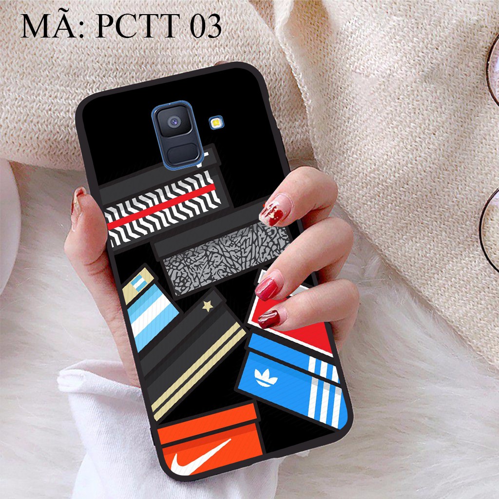 Ốp lưng Samsung A6 2018 viền dẻo TPU BST Phong Cách Thể Thao