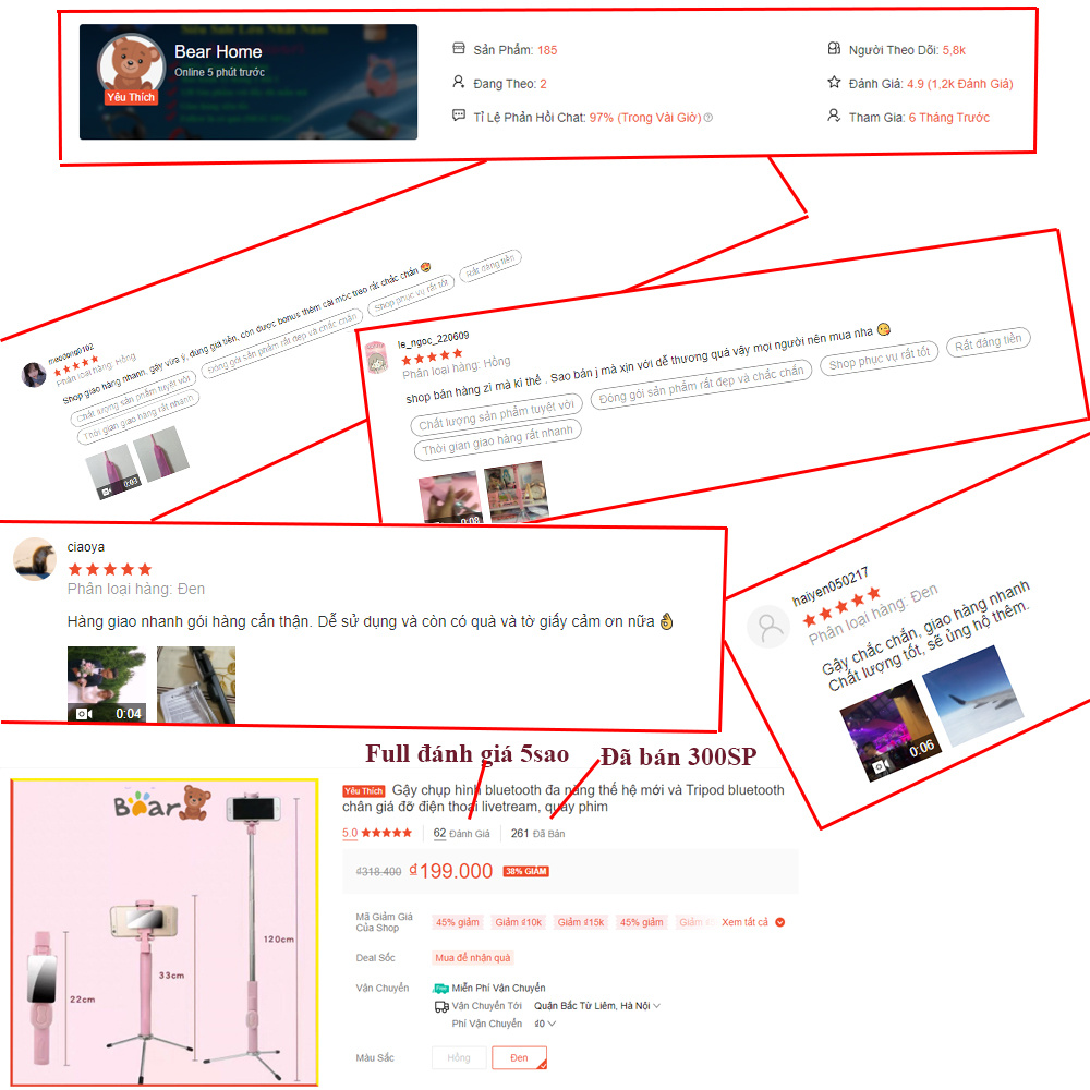 Gậy Tripod C9, Tripod 3 chân, gậy chụp hình, chống rung, thiết kế chắc chắn, nhỏ gọn, mang đi dễ dàng | BigBuy360 - bigbuy360.vn