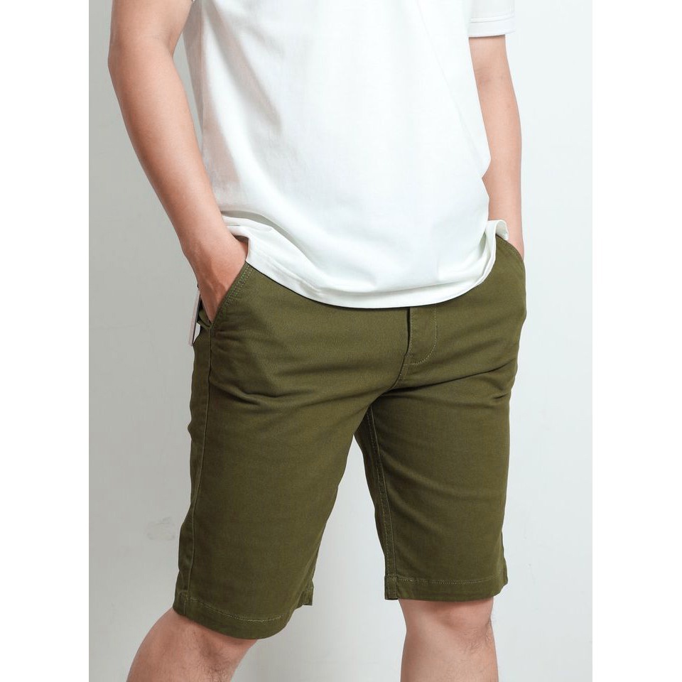 Quần short Kaki Garment co giãn, năng động, trẻ trung - Bubman