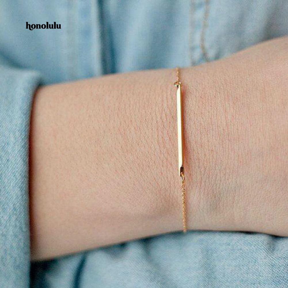 Vòng Đeo Tay Kiểu Dáng Đơn Giản Thanh Lịch Dành Cho Nữ