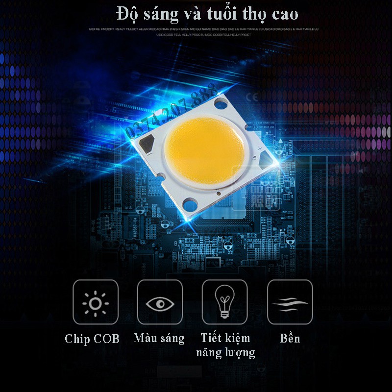 Đèn Rọi, Đèn Rọi Ray COB 12W Lux Siêu Sáng LEON OFFICIAL