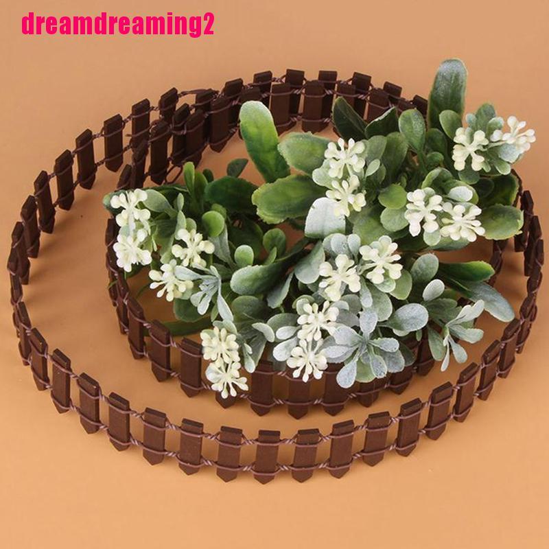 Mô Hình Hàng Rào Gỗ Mini Trang Trí Nhà Búp Bê