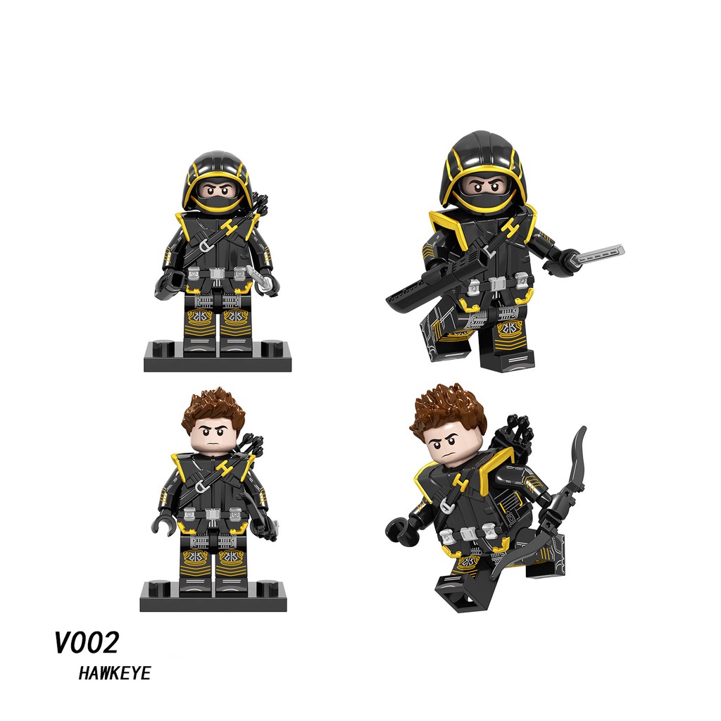 Minifigures Mẫu Nhân Vật Siêu Anh Hùng Hawkeye Mẫu Mới Siêu Đẹp V002 - Mini Marvel DC MCU