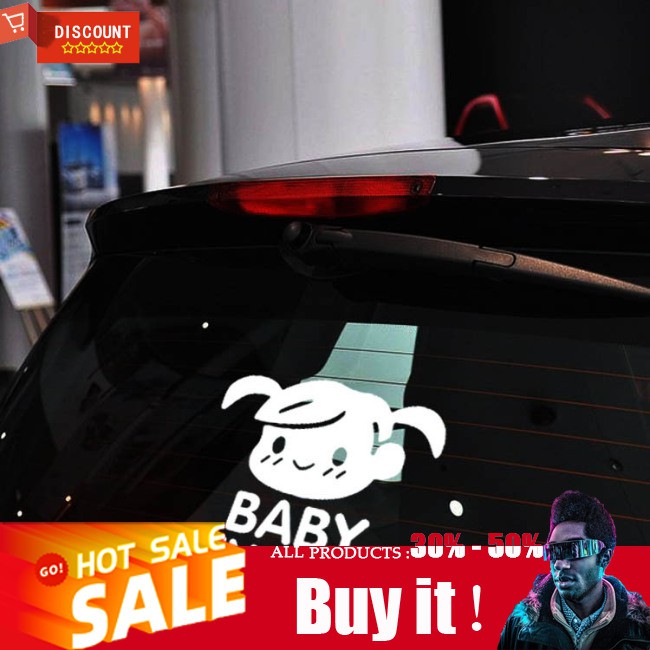 Decal Dán Xe Hơi Chữ Baby In Car