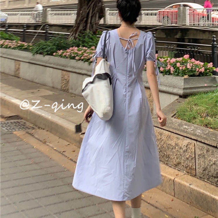 Đầm Dài Cổ Thuyền Dáng Ôm Phong Cách Pháp Thời Trang Cho Nữ đầm nữ JL-LYQ-12