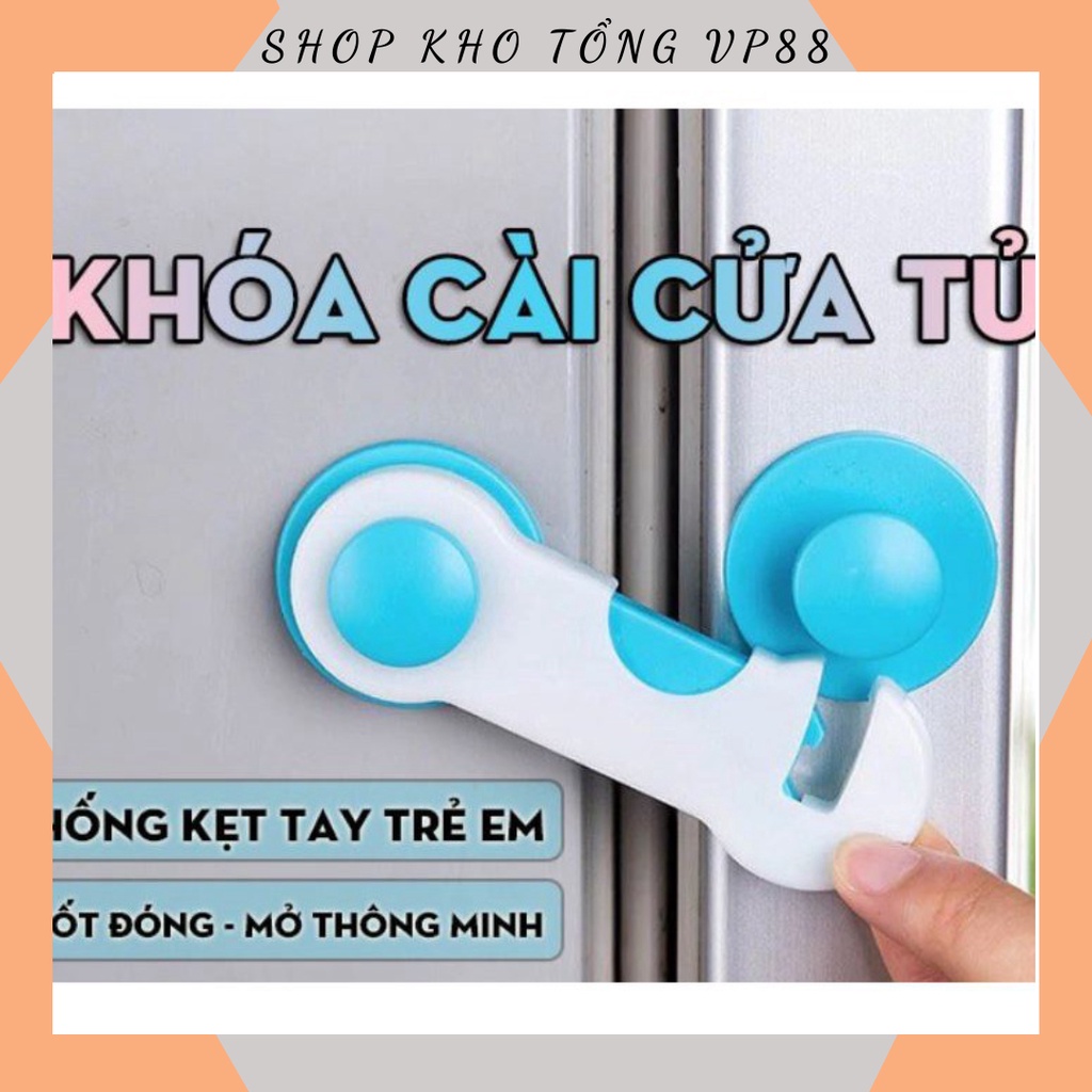 ⚡RẺ VÔ ĐỊCH⚡ Đai Khóa gài tủ lạnh, chốt an toàn tủ lạnh, ngăn kéo, tủ đồ  88254 SHOP KHO TỔNG VP88