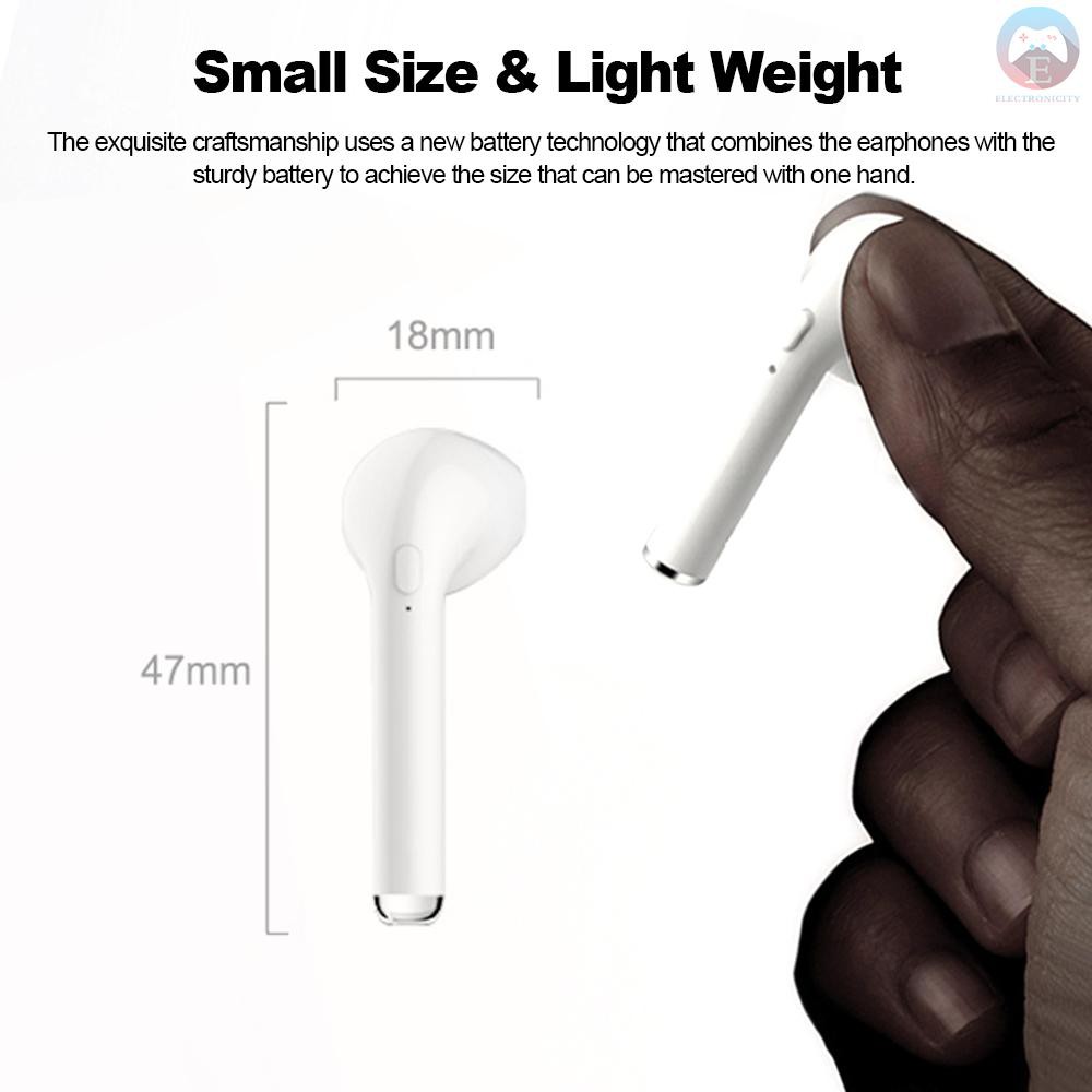 Ê i7S Plus TWS Headphones True Wireless Bluetooth 4.2+EDR Earphone In-ear Stereo Music Headsets Hands-free w/ Microphone