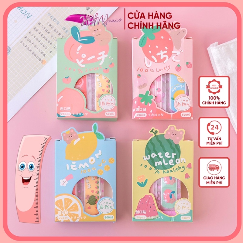 Băng dán vết thương Urgo họa tiết cute,ngộ nghĩnh - Băng gâu cute - Hộp 20 miếng