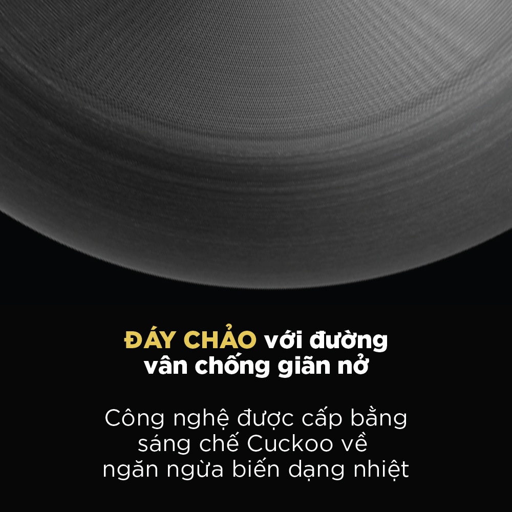 Chảo chiên lòng sâu chống dính Cuckoo 28cm COP-AC2810B - Chất lượng Hàn Quốc - Hàng chính hãng Cuckoo Vina