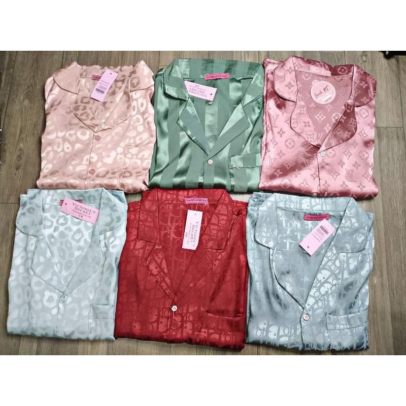 Pijama lụa gấm tay ngắn quần dài - Đồ ngủ nữ loại 1 cao cấp không nhăn (ẢNH THẬT CỦA SHOP)