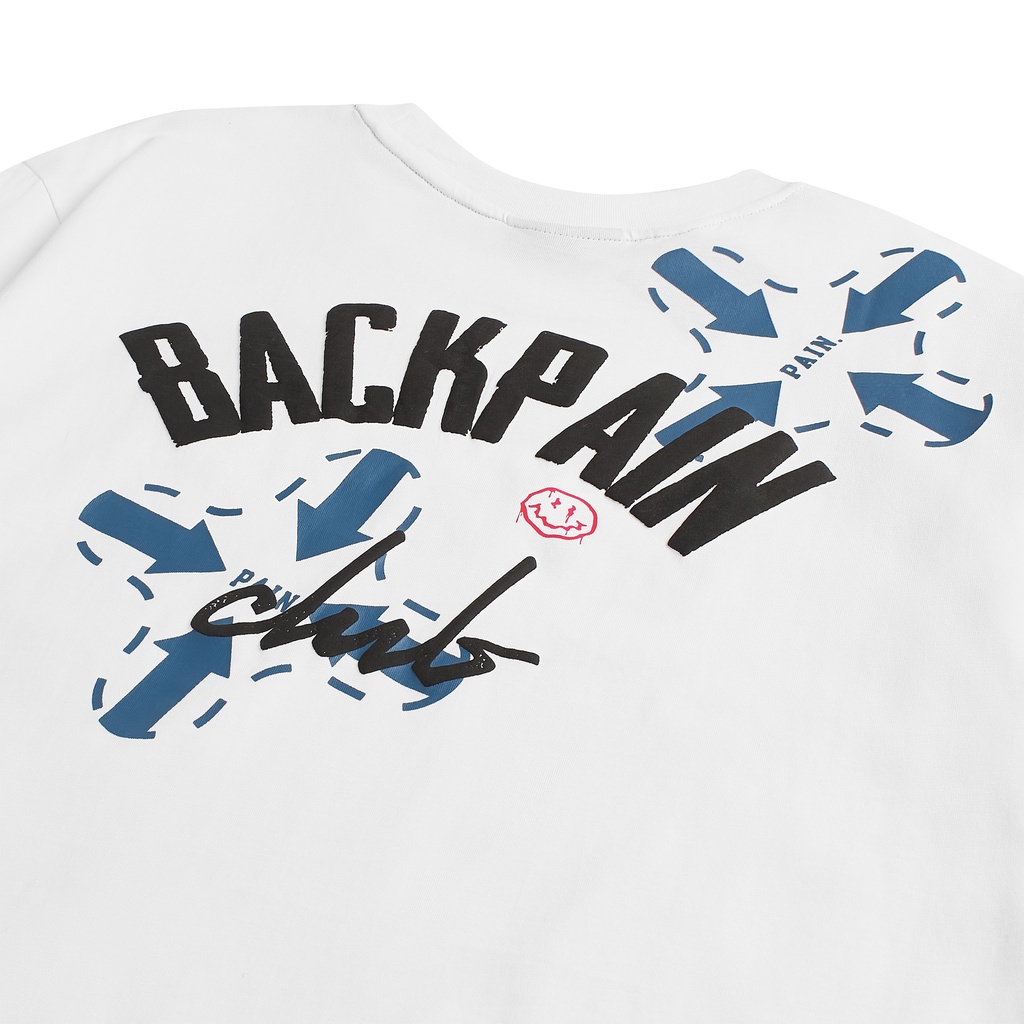 Áo thun TSUN Backpain Club - White - Unisex