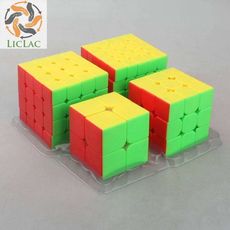 Bộ 4 Đồ Chơi Rubik ( 2x2 - 3x3 - 4x4 - 5x5 ) Giúp Bé Phát Triển Kĩ Năng