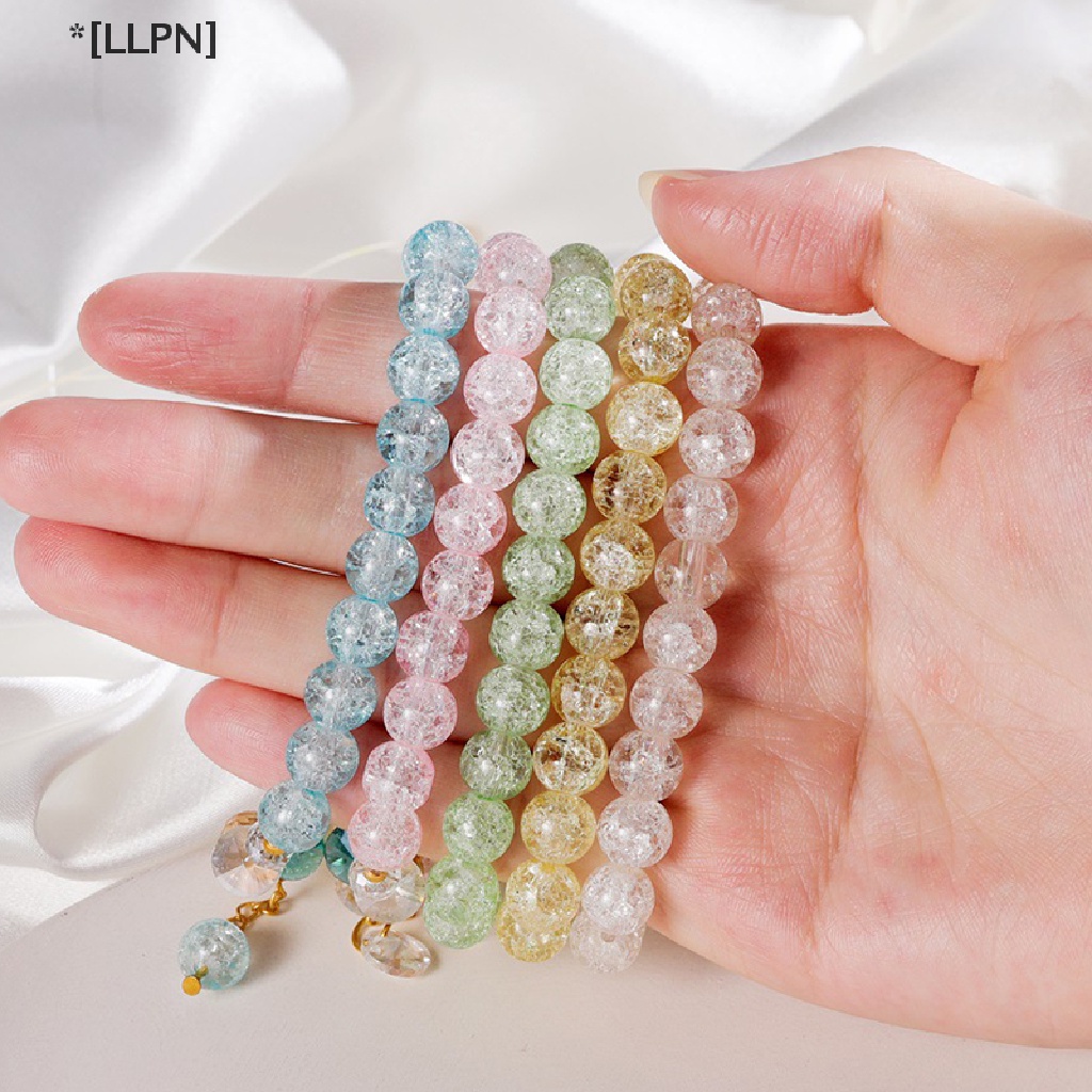 Vòng Tay Chuỗi Hạt Pha Lê Nhiều Màu Phong Cách Bohemian