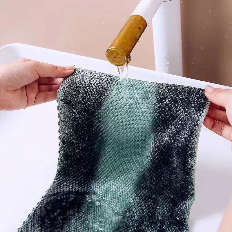 Khăn Lau Kính Bằng Sợi Microfiber 30x40cm Thấm Hút Tốt Tiện Dụng Cho Gia Đình