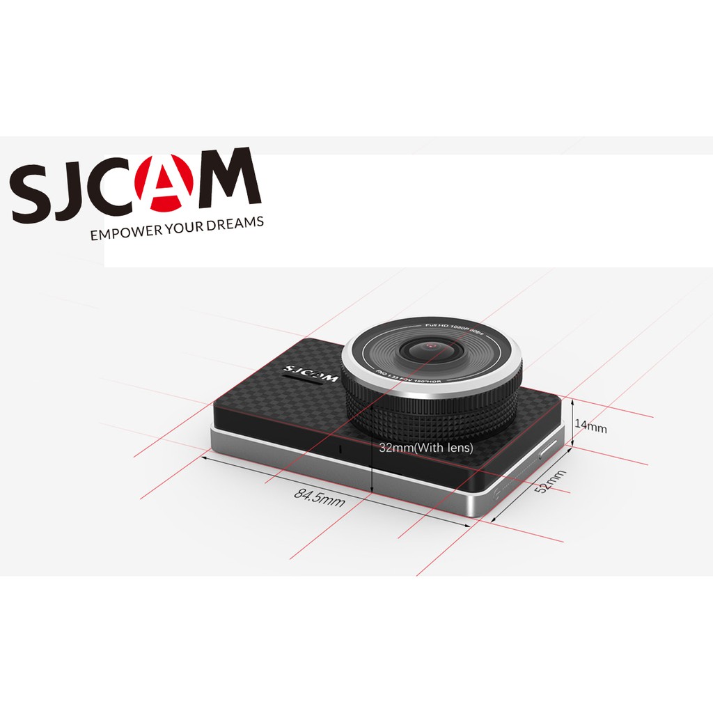[Mã 2404EL10K giảm 10K đơn 20K] Camera hành trình dành cho xe hơi SJCAM SJDash+- Hãng phân phối chính thức