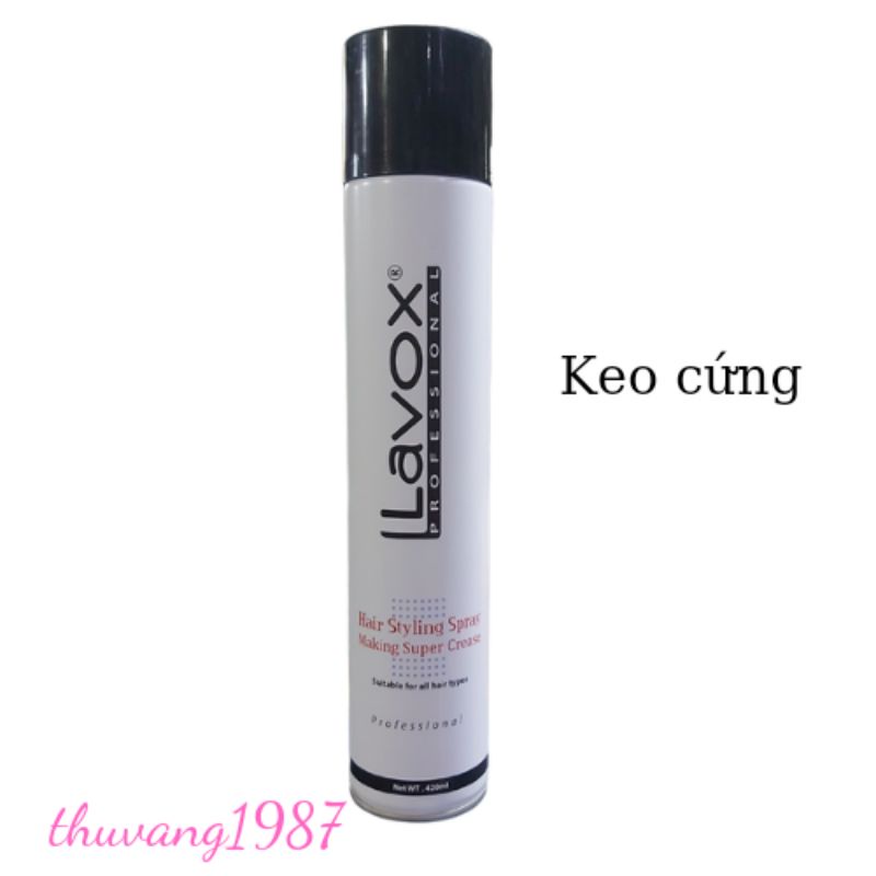 Keo tạo nếp siêu sóng Lavox 420ml