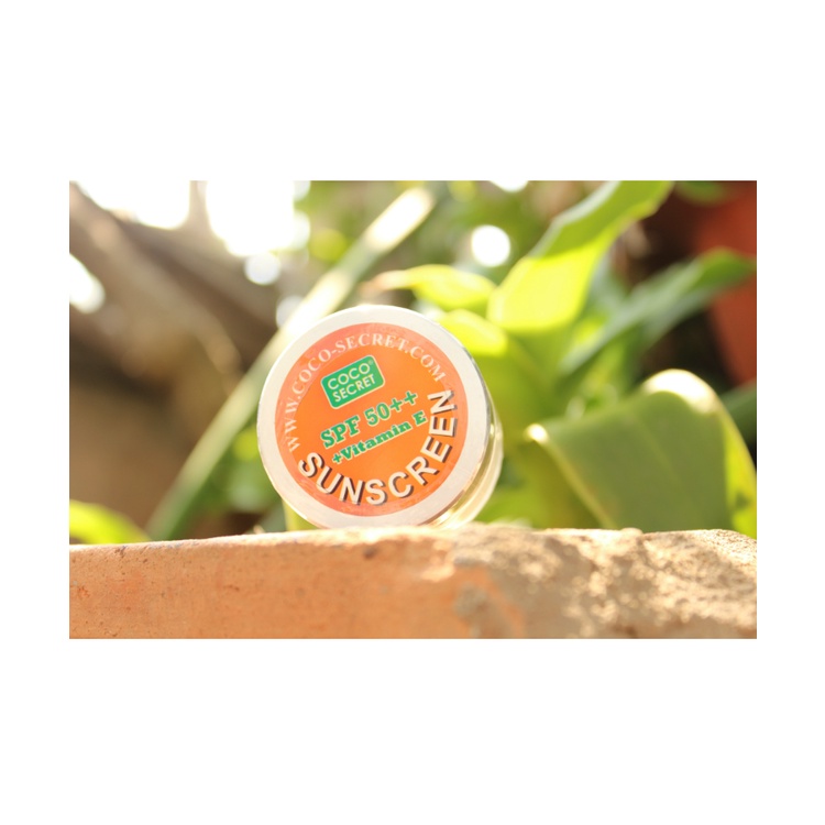 Kem chống nắng dầu dừa Coco Secret, kem chống nắng vật lý, kem dưỡng ẩm, KCN dầu dừa Bến Tre an toàn cho bà bầu