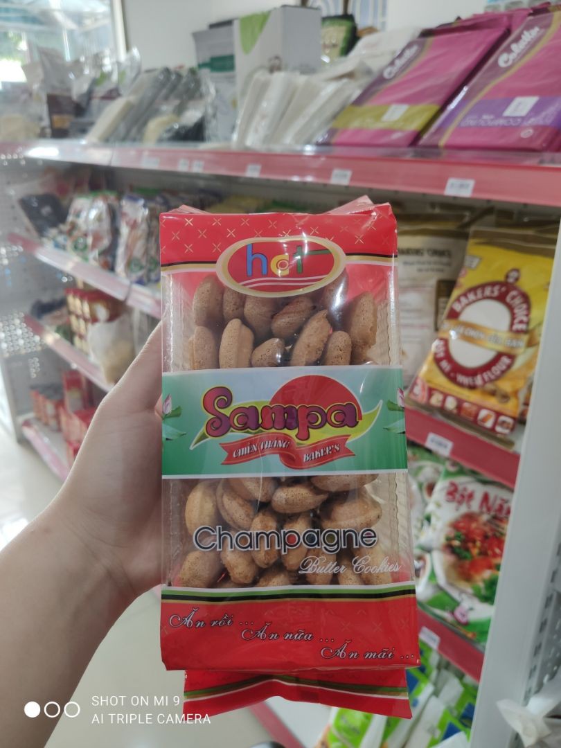 Bánh Sampa Không Đường Gói 200gr