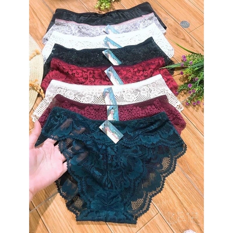 [ SALE SRMA9882 GIẢM 50% MAX 20000 ĐƠN 0Đ] COMBO 10 Quần Lót Nữ Ren Sexy Thiết Kế Hoạ Tiết Ren Xuyên Thấu Siêu Gợi Cảm | BigBuy360 - bigbuy360.vn
