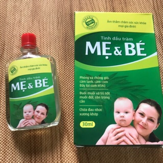 Tinh dầu tràm chống gió, phòng cảm cúm cho mẹ & bé