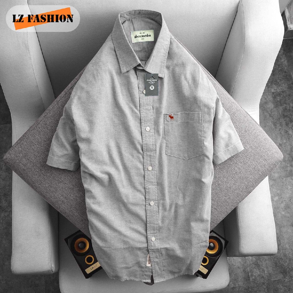 SƠ MI NAM NGẮN TAY NGẮN CÓ TÚI VẢI CHẤT LƯỢNG  [ẢNH THẬT] - [SHOPTHOITRANG12]- TD040 | BigBuy360 - bigbuy360.vn