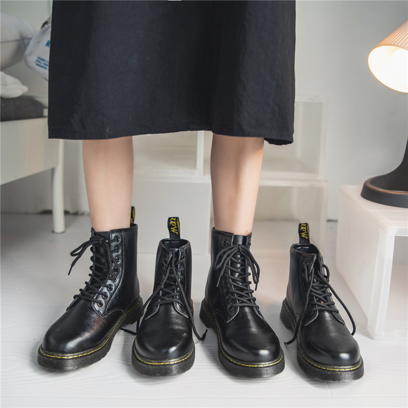 Giày bốt Martin da bò thoáng khí chống trơn trượt thời trang Anh Quốc cổ điển dành cho nam và nữ | BigBuy360 - bigbuy360.vn