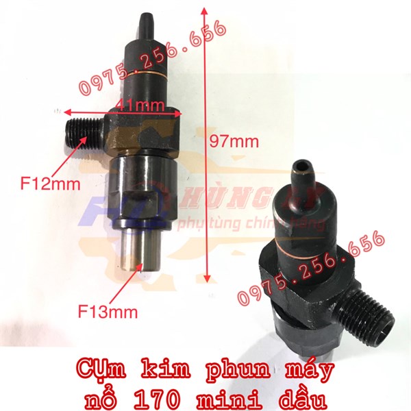 Cụm Kim Phun Máy Nổ 170 mini dầu phụ tùng máy nổ phụ tùng máy nông nghiệp phụ tùng Hùng Lỳ