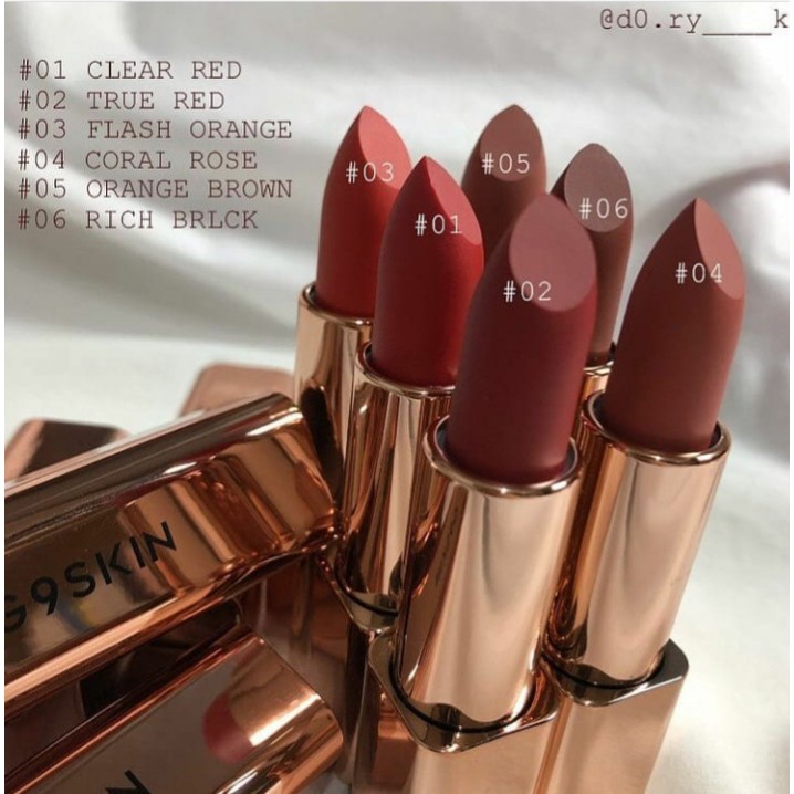 Son Thỏi G9 Skin First V-Fit Lipstick 3.5g