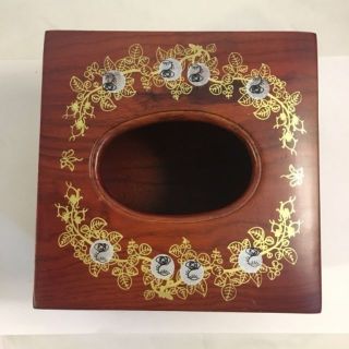 Hộp đựng giấy ăn bằng gỗ