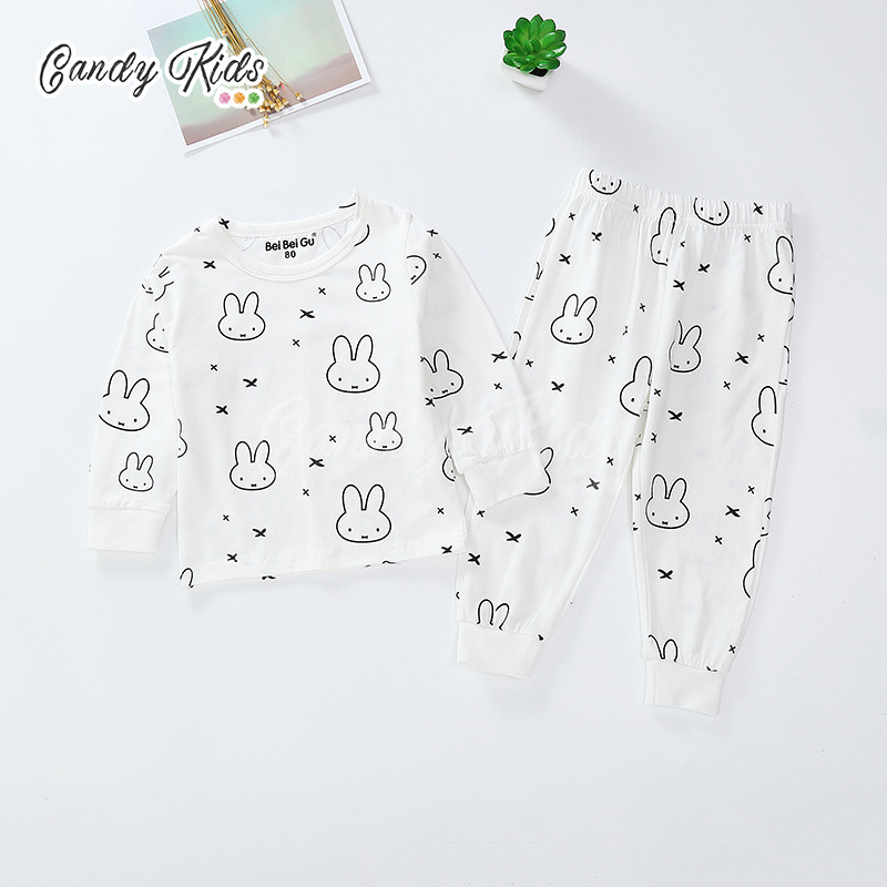 Bộ quần áo ngủ 100% cotton thoải mái cho trẻ em