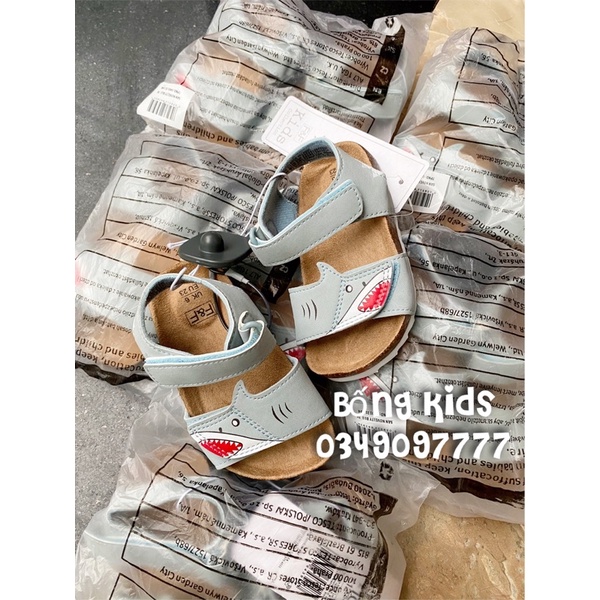 Sandal Bé Trai Đế Trâu Quai Dán F&amp;F