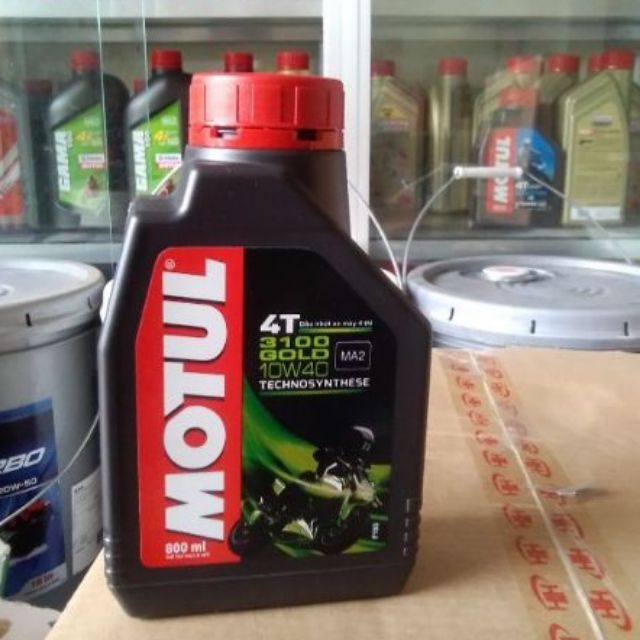 Dầu Nhớt Motul 3100 Gold 10W40 dung tích 0.8lít chuyên dùng cho xe  dream,Wave,Exciter,Raider,Axelo,Future…Z1000..