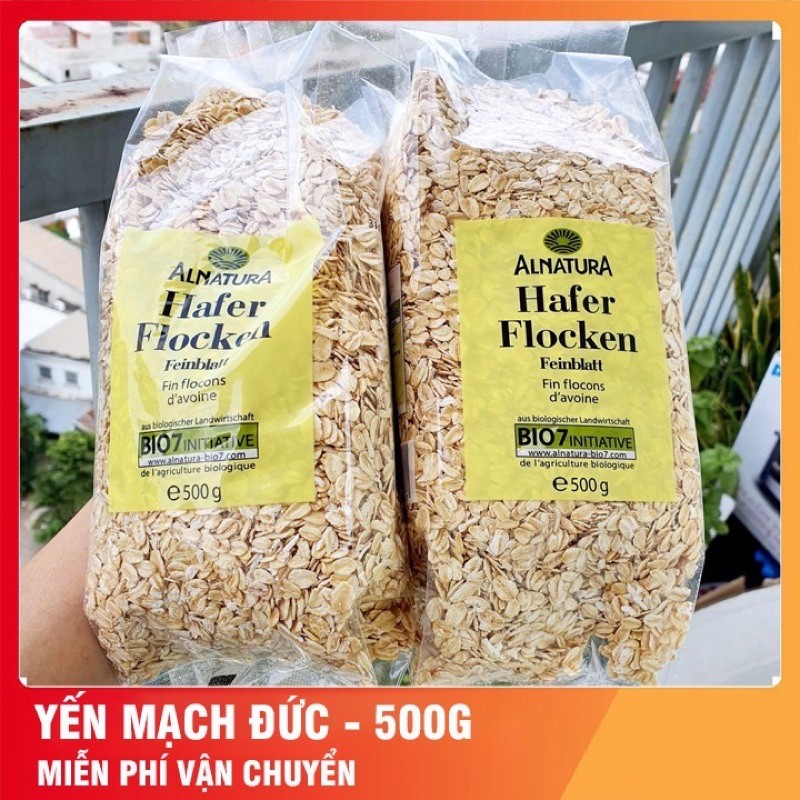 Yến Mạch Ăn Liền Hafer Nhập khẩu 100% Đức Gói 500g