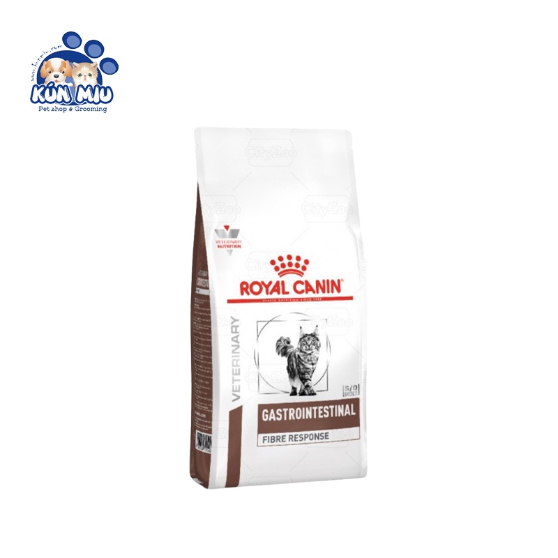 Thức ăn cho mèo Royal Canin Gastrointestinal Fibre Response 400gr cho mèo bị táo bón
