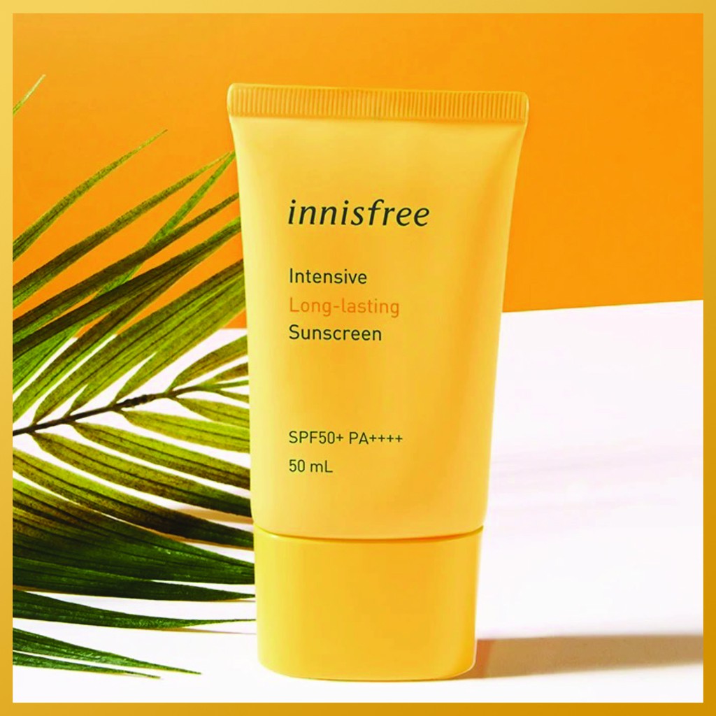 OnePick) Kem Chống Nắng Chống Trôi, Làm Dịu, Cấp Ẩm Cho Da Innisfree Intensive Long Lasting Sunscreen SPF50+/PA++++ 50ml [Innisfree Intensive Long Lasting Sunscreen 50ml]