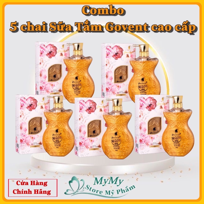 5 chai Sữa tắm govent
