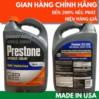 [HỎA TỐC HCM] NƯỚC MÀU ĐỎ CAM giải nhiệt Ô TÔ - CHÍNH HÃNG Prestone USA Antifreeze/Coolant AF850