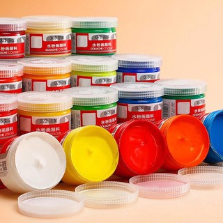 Màu Oát - màu gouche - màu bột pha sẵn thể tích 100ml ( 18 mầu cơ bản)