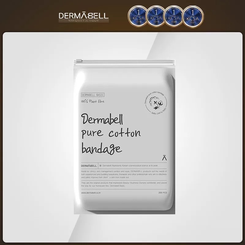 Bông lotion mask Dermabell bông chuyên dụng làm lotion mask kéo dãn mạnh