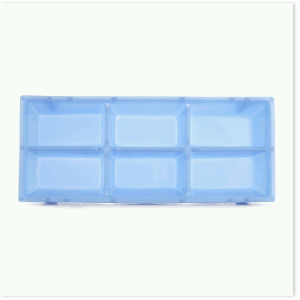 Combo 6 Khay Làm Đá Rau Câu 6 Viên Kích Thước 25,5 x 10,5CM