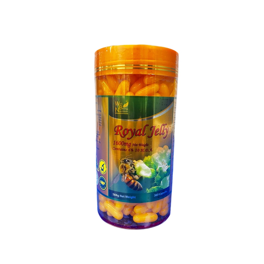 Viên Uống Sữa Ong Chúa Làm Đẹp Da + TĂNG CƯỜNG SỨC KHỎE WELL BEING Chính Hãng ÚC 365 Viên