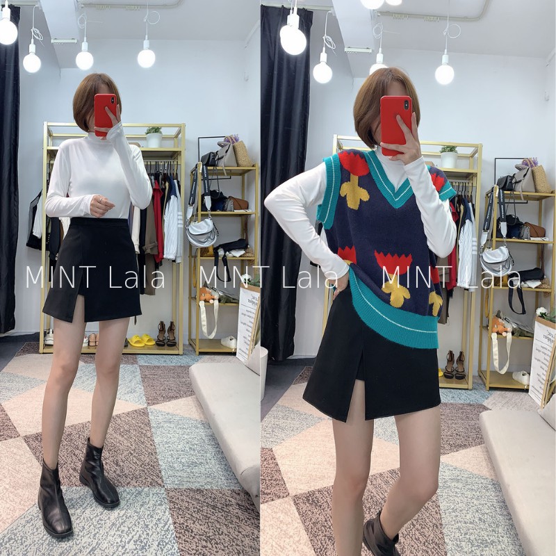 Quần Giả Váy 2 Lớp Dáng Ngắn Phom Vải Đẹp - MINT Lala | BigBuy360 - bigbuy360.vn