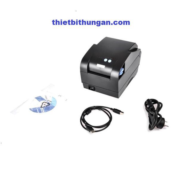 Máy in mã vạch Xprinter 365B - 360B 2 hoặc 1 tem siêu thị tiệm trà chanh