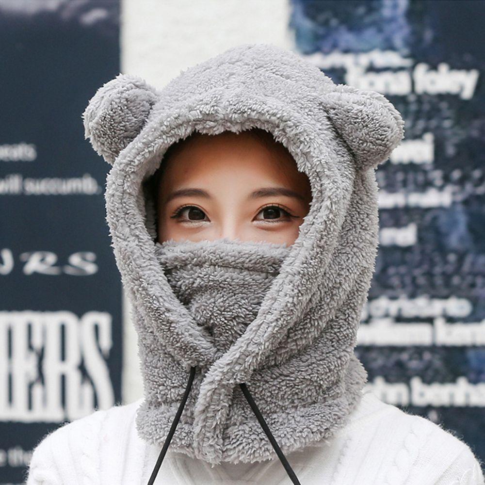 Mũ Tai Gấu Chống Gió Mùa Đông Dễ Thương Cho Nữ