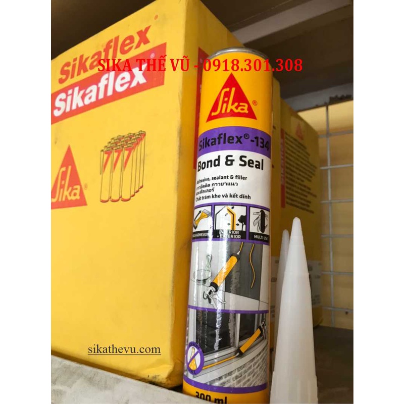 Sikaflex-134 Bond & Seal (Tuýp 300ml) - Chất trám khe kết dính đàn hồi SIKA THẾ VŨ